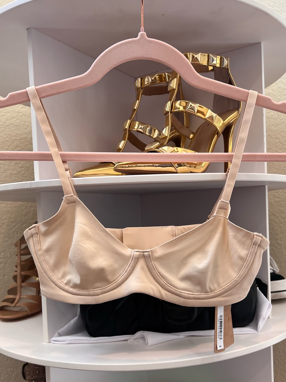 SKIMS Fits Everybody Unlined Demi Bra in Nude Sand 32B Brand New w/ Tags!! - Picture 3 of 8